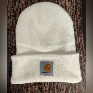 White carhartt beanie